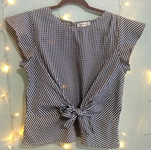 Peplum Bow Blouse